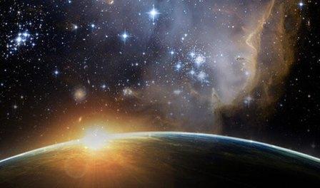 в начале бог сотворил небо и землю